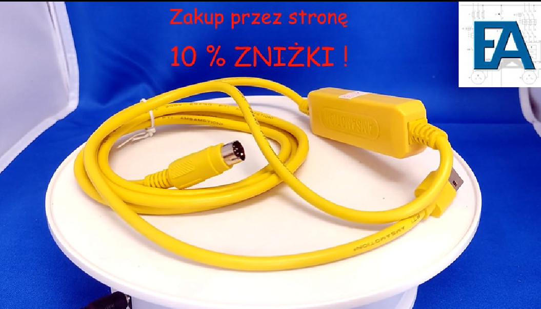 Mamy to , czego nie ma konkurencja : Przewód USB do programowania sterowników Mitsubishi USB-SC09-FX